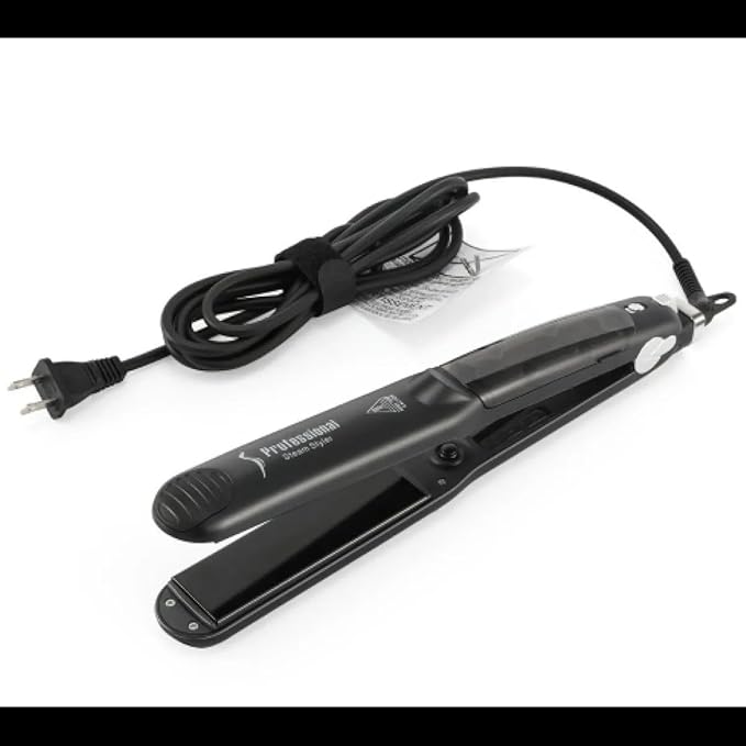 Steam Function Flat Iron Tourmaline Ceramic Vapor Professional Hair Straightener with Argan Oil Infusion Straightening Irons