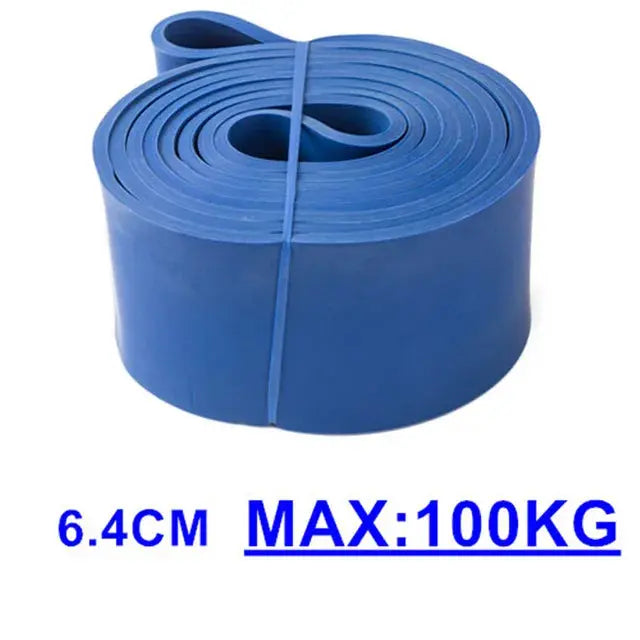 Tough Latex Resistance Band Elastic Exercise Strength Pull-Ups Auxiliary Band Pilates Gym Fitness Equipment Strengthening Train Lamiiche
