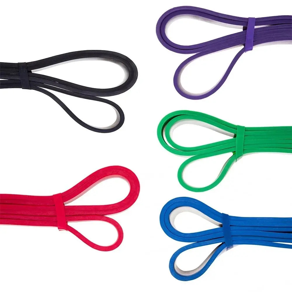 Tough Latex Resistance Band Elastic Exercise Strength Pull-Ups Auxiliary Band Pilates Gym Fitness Equipment Strengthening Train Lamiiche
