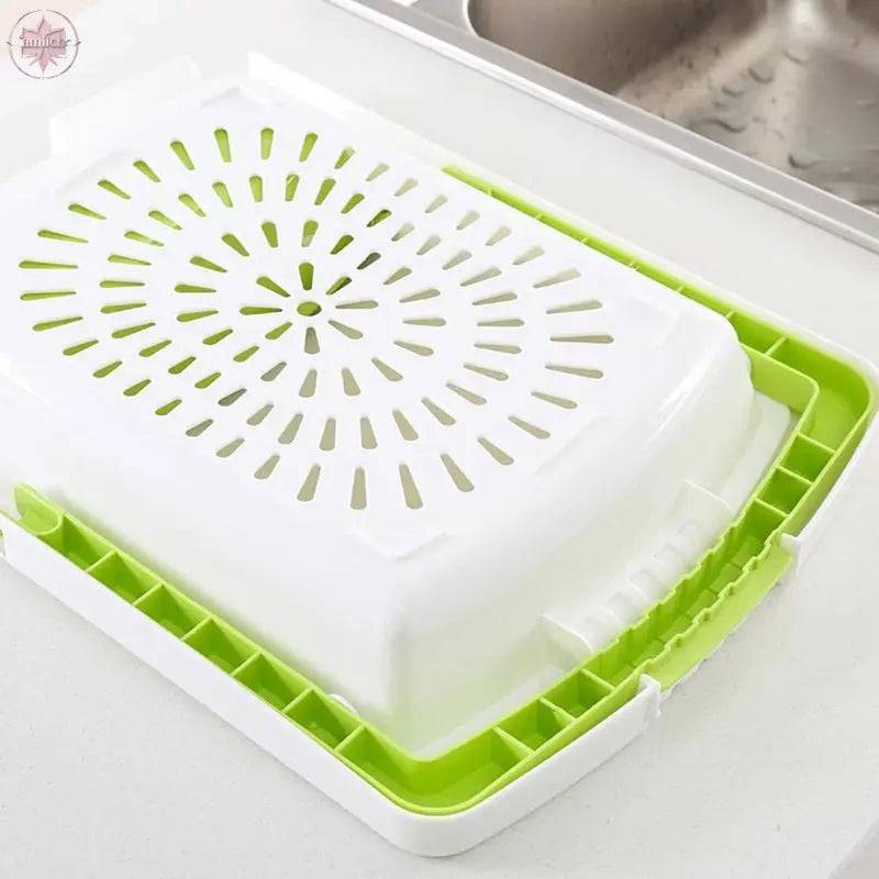 Multifunction Kitchen Chopping Blocks Sinks Drain Basket Cutting Board Vegetable Meat Tools Kitchen Accessories - Lamiiche