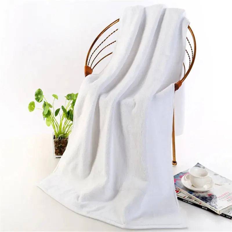 Egyptian Cotton beach towel Terry Bath Towels bathroom 70*140cm 650g Thick Luxury Solid for SPA Bathroom Bath Towels for Adults - Lamiiche