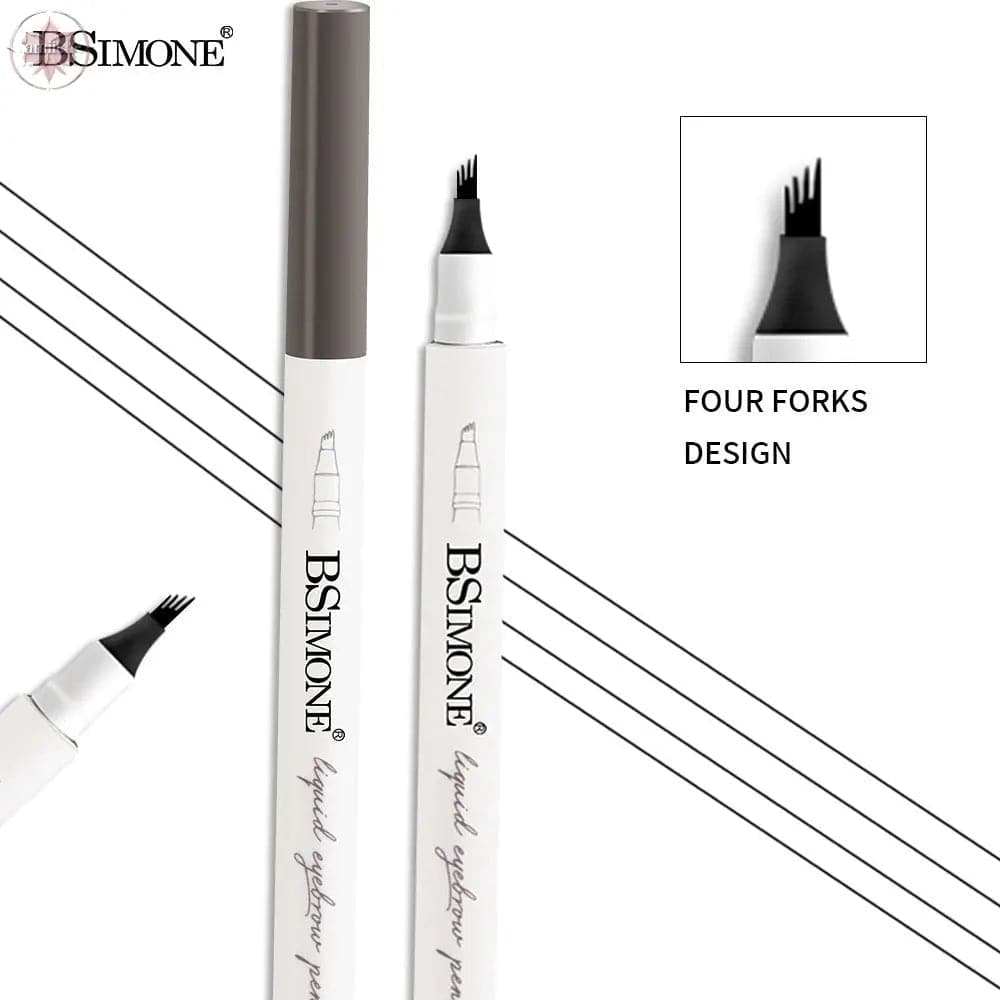 BSIMONE Four-Pronged Eyebrow Pencil For Makeup Artists Waterproof Non-Smudging Natural Three-Dimensional Eyebrow Pencil - Lamiiche