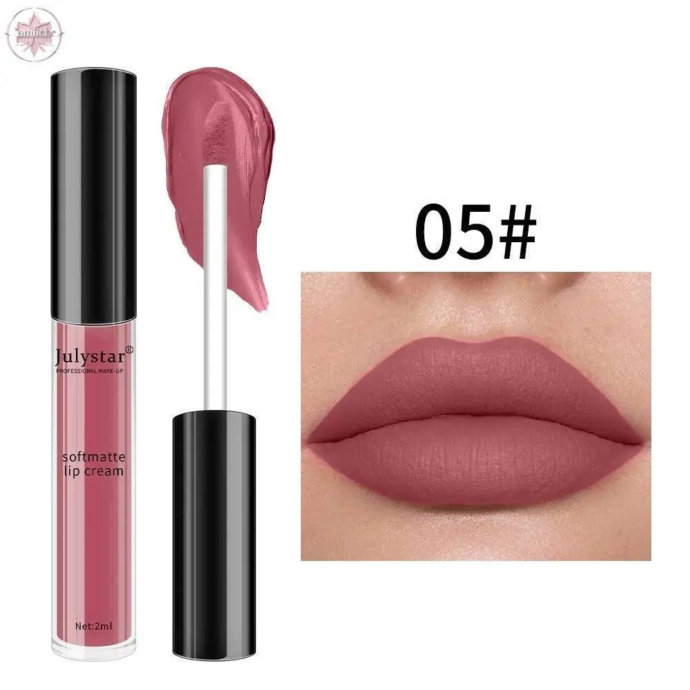 Christmas Makeup Powder Mist Matte Candy Lip Glaze Matte Long Lasting Moisturizing Liquid Lipstick - Lamiiche