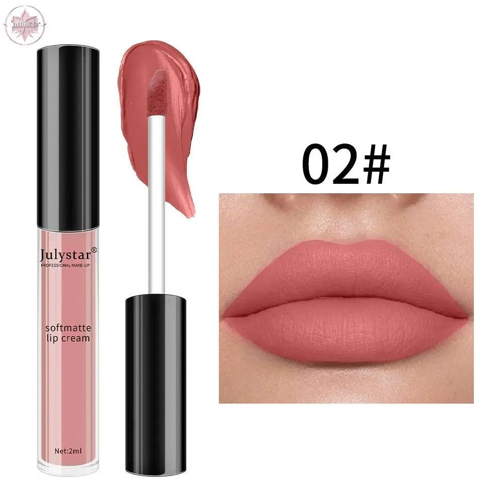 Christmas Makeup Powder Mist Matte Candy Lip Glaze Matte Long Lasting Moisturizing Liquid Lipstick - Lamiiche