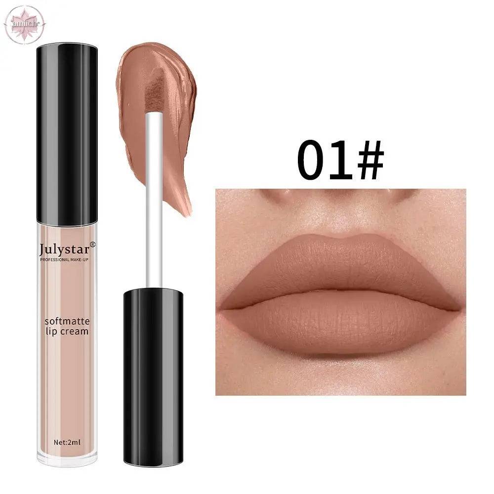 Christmas Makeup Powder Mist Matte Candy Lip Glaze Matte Long Lasting Moisturizing Liquid Lipstick - Lamiiche