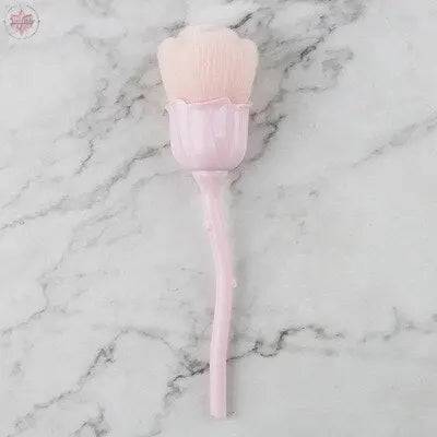 Flower Nail Brush For Manicure Rose Nail Art Brush Nail Accesories Tools Popular Round Small Gel polish Dust Cleaning Brushes - Lamiiche