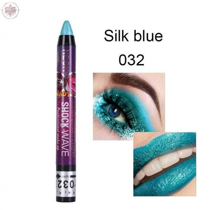 KISS SUSY 36 color eye shadow pencil stick lip pencil 2 in 1 is not easy to smudge - Lamiiche