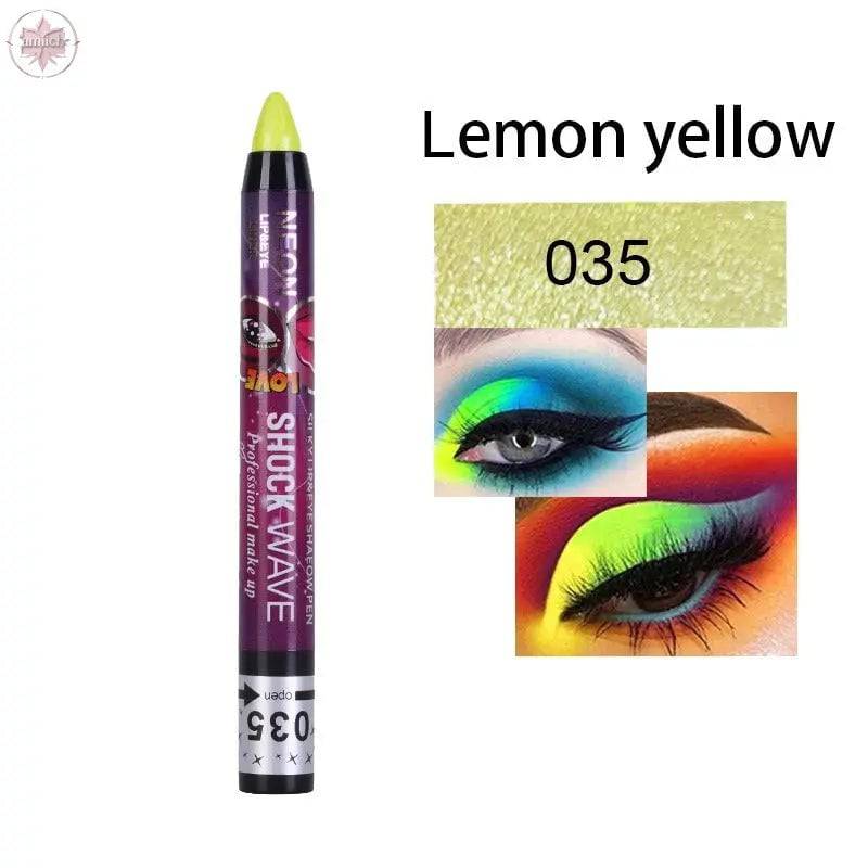 KISS SUSY 36 color eye shadow pencil stick lip pencil 2 in 1 is not easy to smudge - Lamiiche