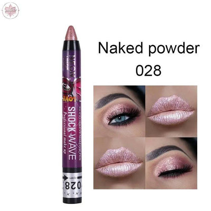 KISS SUSY 36 color eye shadow pencil stick lip pencil 2 in 1 is not easy to smudge - Lamiiche