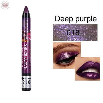 KISS SUSY 36 color eye shadow pencil stick lip pencil 2 in 1 is not easy to smudge - Lamiiche