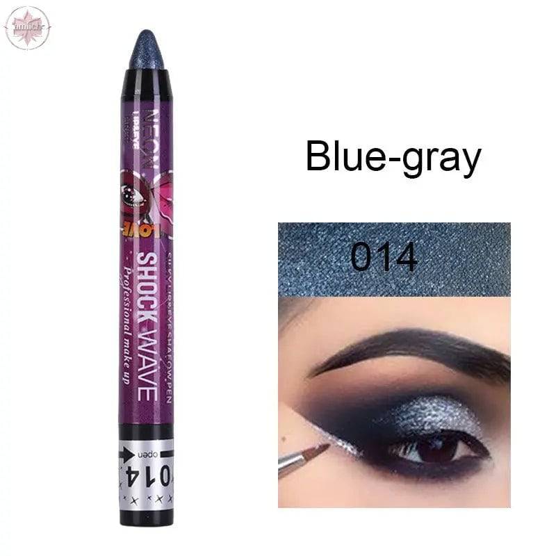 KISS SUSY 36 color eye shadow pencil stick lip pencil 2 in 1 is not easy to smudge - Lamiiche