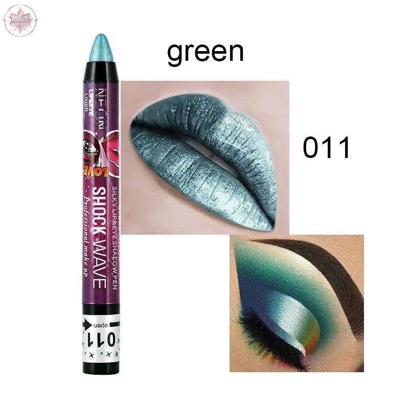 KISS SUSY 36 color eye shadow pencil stick lip pencil 2 in 1 is not easy to smudge - Lamiiche