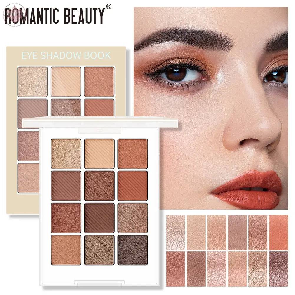 Romantic Beauty Makeup For Eye Ins Hot Sale Eye Shadow Disk 12 Color Eye Shadow - Lamiiche