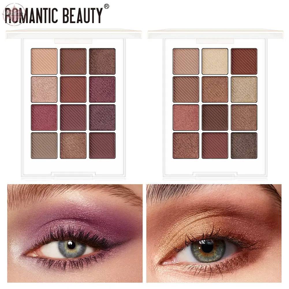 Romantic Beauty Makeup For Eye Ins Hot Sale Eye Shadow Disk 12 Color Eye Shadow - Lamiiche