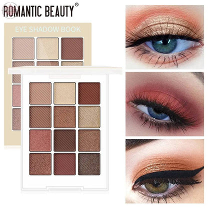 Romantic Beauty Makeup For Eye Ins Hot Sale Eye Shadow Disk 12 Color Eye Shadow - Lamiiche