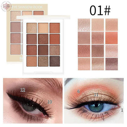 Romantic Beauty Makeup For Eye Ins Hot Sale Eye Shadow Disk 12 Color Eye Shadow - Lamiiche