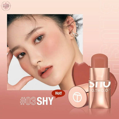 Vigorous and smooth powder blusher cream can improve the appearance and highlight the natural nude makeup powder blusher stick makeup SC049 - Lamiiche