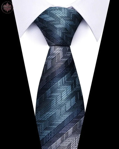 Men's 8cm Business Professional Striped Tie Wedding Suit Accessories Polyester Tie Men  Lamiiche