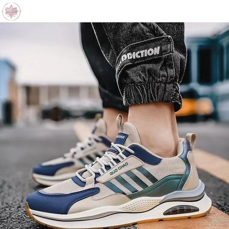 Mesh breathable sports shoes, Korean version, fashionable and trendy shoes, travel shoes, running shoes  Lamiiche