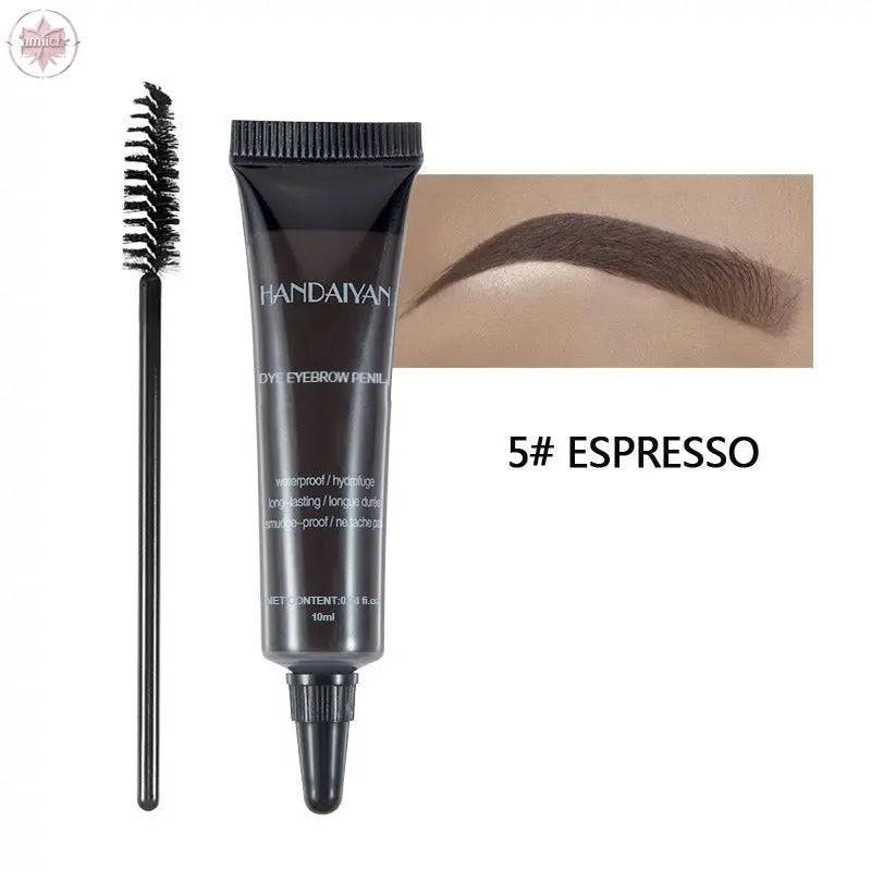 Handaiyan Styled Eyebrow Gel Waterproof and Non Halogenic Liquid Eyebrow Dyeing Cream Wild Eyebrow Holder - Lamiiche