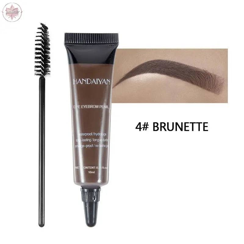 Handaiyan Styled Eyebrow Gel Waterproof and Non Halogenic Liquid Eyebrow Dyeing Cream Wild Eyebrow Holder - Lamiiche