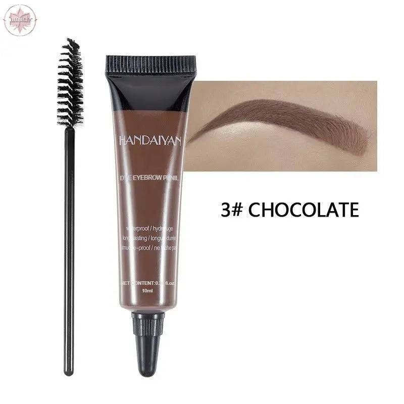 Handaiyan Styled Eyebrow Gel Waterproof and Non Halogenic Liquid Eyebrow Dyeing Cream Wild Eyebrow Holder - Lamiiche