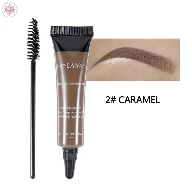 Handaiyan Styled Eyebrow Gel Waterproof and Non Halogenic Liquid Eyebrow Dyeing Cream Wild Eyebrow Holder - Lamiiche
