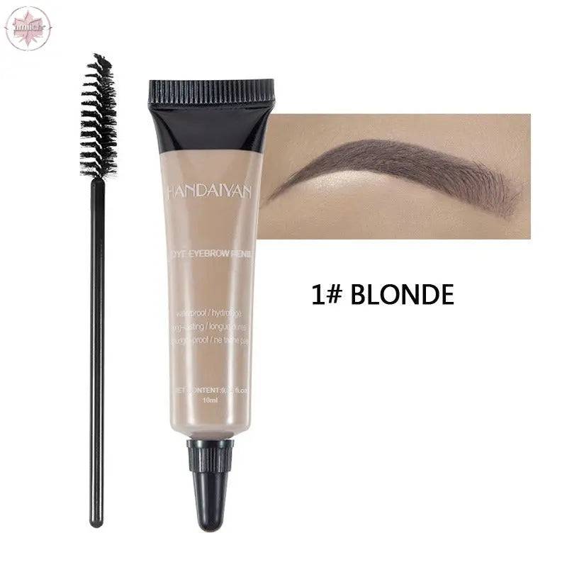 Handaiyan Styled Eyebrow Gel Waterproof and Non Halogenic Liquid Eyebrow Dyeing Cream Wild Eyebrow Holder - Lamiiche