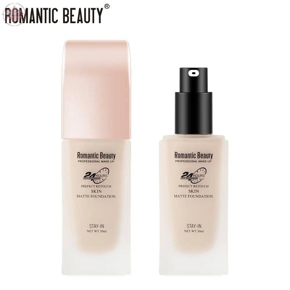 Romantic Beauty 30ml Long-Lasting Oil Control Non-Removal Foundation Concealer And Moisturizer Makeup Foundation - Lamiiche