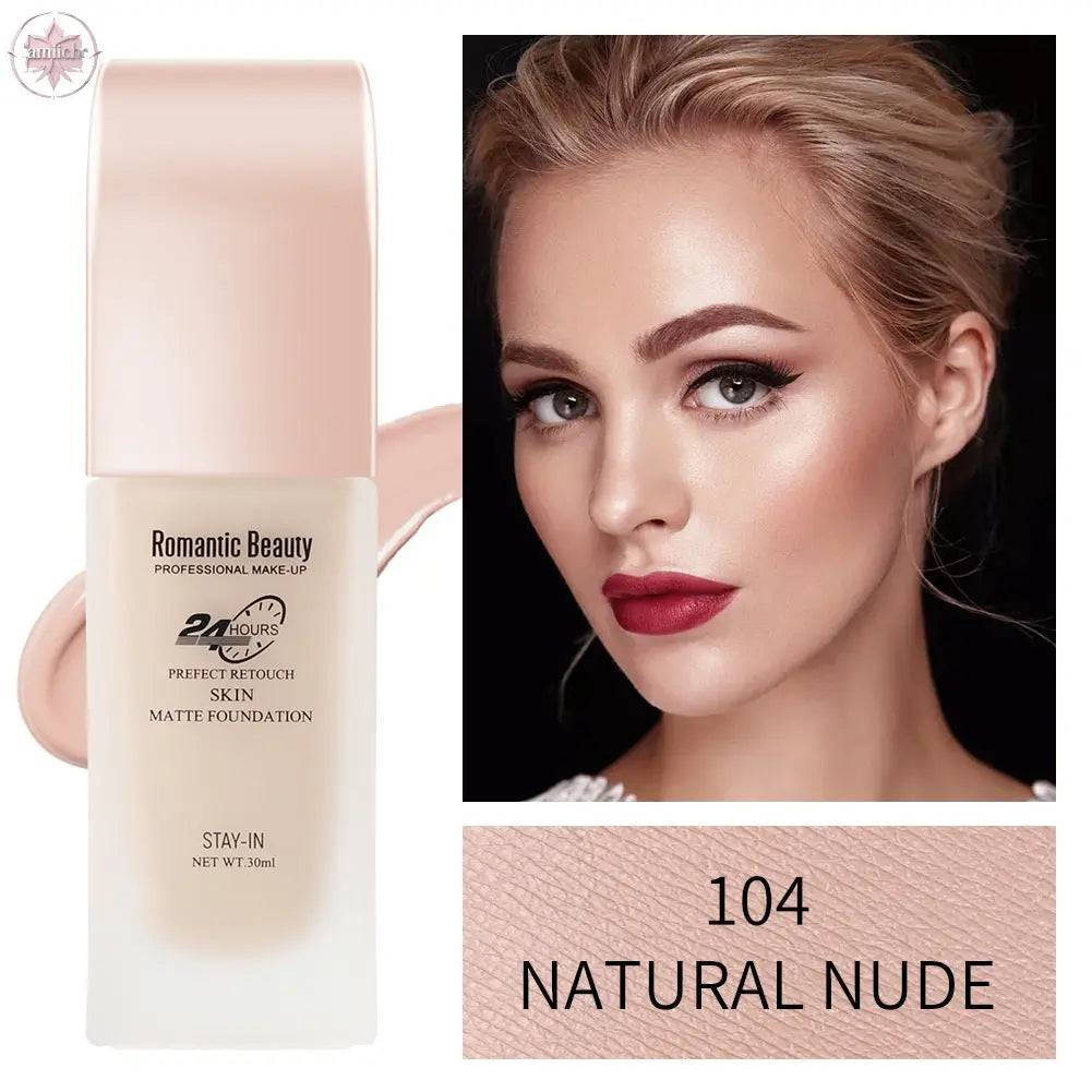 Romantic Beauty 30ml Long-Lasting Oil Control Non-Removal Foundation Concealer And Moisturizer Makeup Foundation - Lamiiche