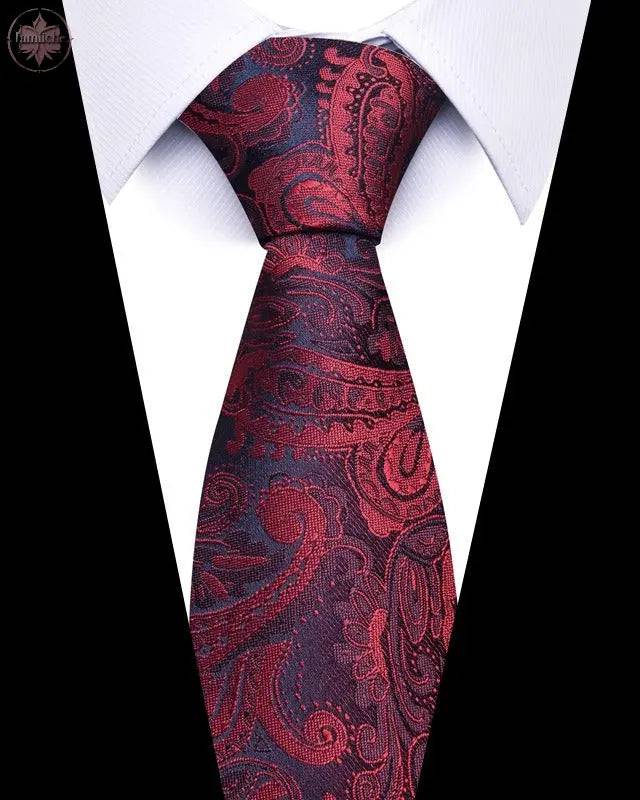 Men's 8cm Business Professional Striped Tie Wedding Suit Accessories Polyester Tie Men - Lamiiche