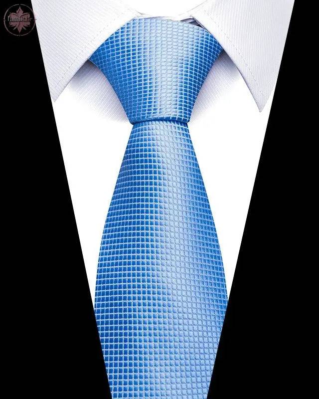 Men's 8cm Business Professional Striped Tie Wedding Suit Accessories Polyester Tie Men - Lamiiche
