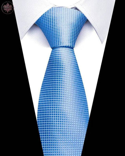 Men's 8cm Business Professional Striped Tie Wedding Suit Accessories Polyester Tie Men - Lamiiche