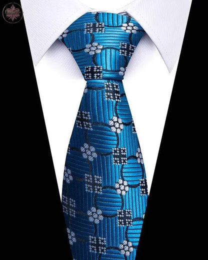 Men's 8cm Business Professional Striped Tie Wedding Suit Accessories Polyester Tie Men - Lamiiche