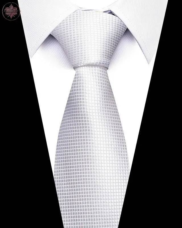 Men's 8cm Business Professional Striped Tie Wedding Suit Accessories Polyester Tie Men - Lamiiche