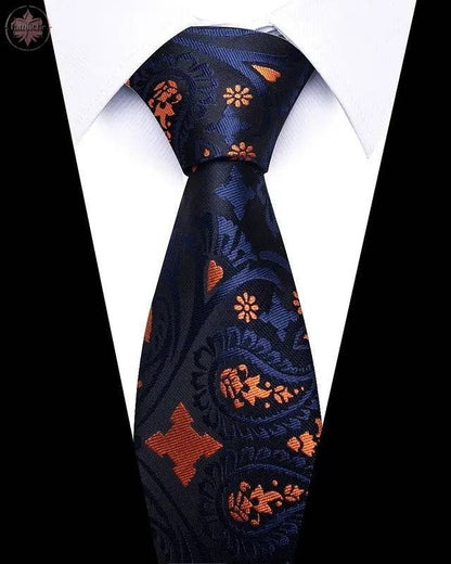 Men's 8cm Business Professional Striped Tie Wedding Suit Accessories Polyester Tie Men - Lamiiche