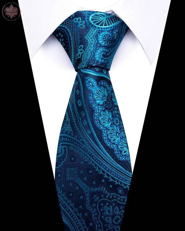 Men's 8cm Business Professional Striped Tie Wedding Suit Accessories Polyester Tie Men - Lamiiche