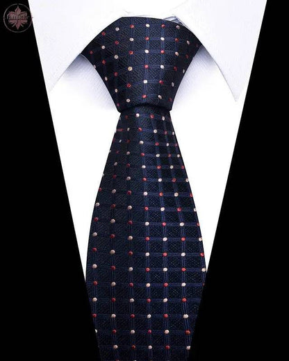 Men's 8cm Business Professional Striped Tie Wedding Suit Accessories Polyester Tie Men - Lamiiche