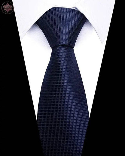 Men's 8cm Business Professional Striped Tie Wedding Suit Accessories Polyester Tie Men - Lamiiche