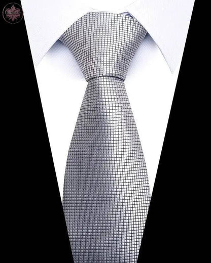 Men's 8cm Business Professional Striped Tie Wedding Suit Accessories Polyester Tie Men - Lamiiche