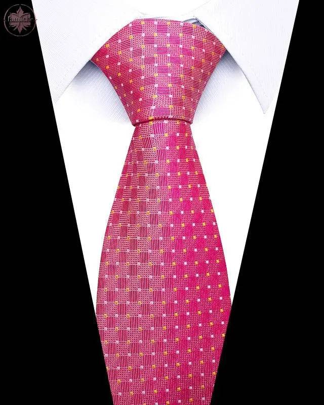 Men's 8cm Business Professional Striped Tie Wedding Suit Accessories Polyester Tie Men - Lamiiche