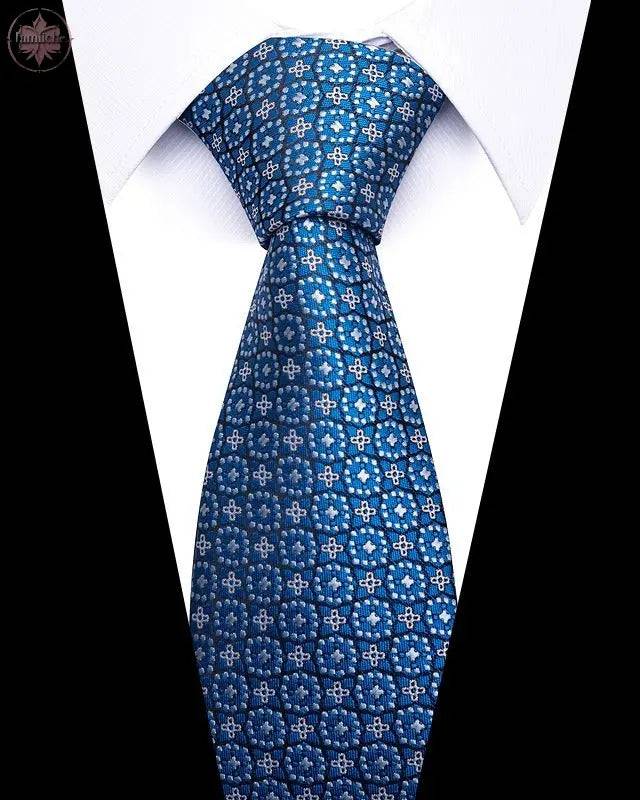 Men's 8cm Business Professional Striped Tie Wedding Suit Accessories Polyester Tie Men - Lamiiche