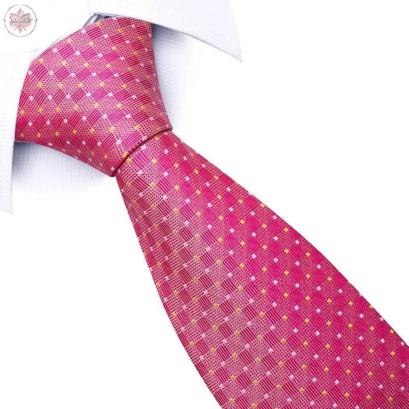 Men's 8cm Business Professional Striped Tie Wedding Suit Accessories Polyester Tie Men - Lamiiche