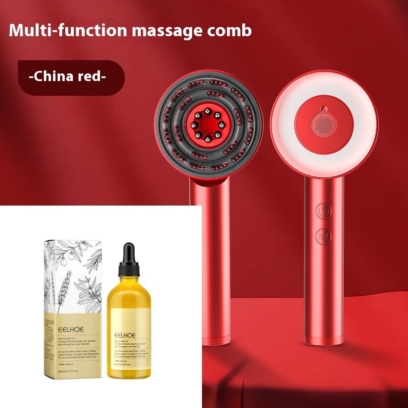 Fluffy Comb Scalp Massager Infrared Hair Care And Beauty Set