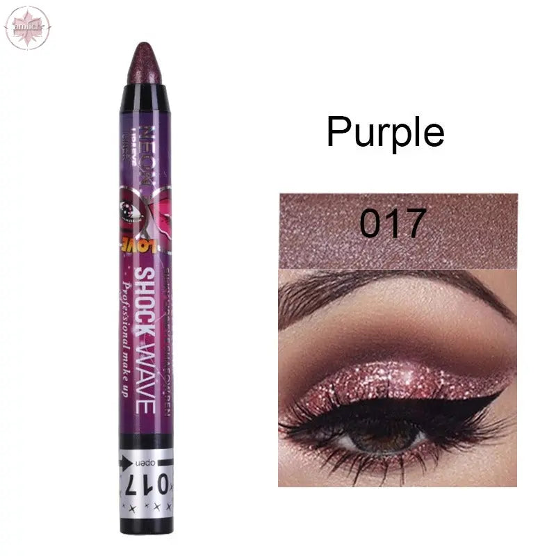 KISS SUSY 36 color eye shadow pencil stick lip pencil 2 in 1 is not easy to smudge  Lamiiche