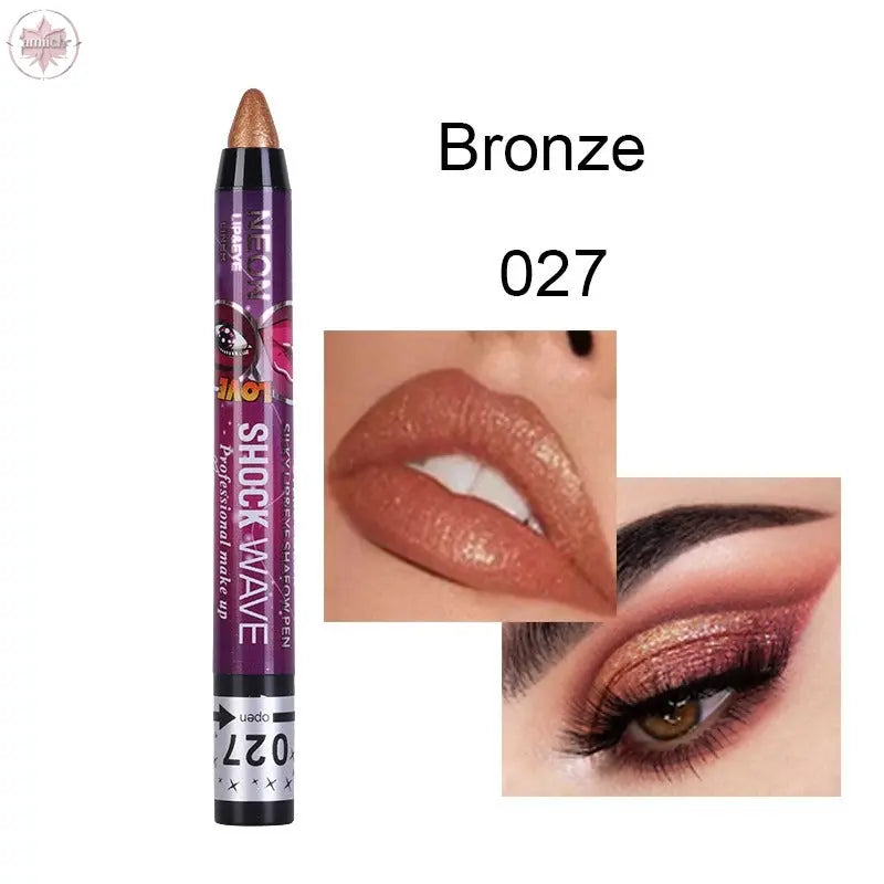 KISS SUSY 36 color eye shadow pencil stick lip pencil 2 in 1 is not easy to smudge  Lamiiche