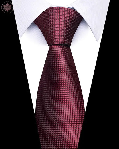 Men's 8cm Business Professional Striped Tie Wedding Suit Accessories Polyester Tie Men  Lamiiche