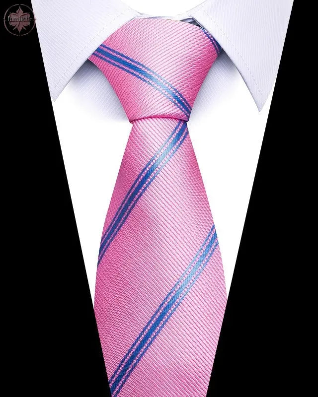 Men's 8cm Business Professional Striped Tie Wedding Suit Accessories Polyester Tie Men  Lamiiche