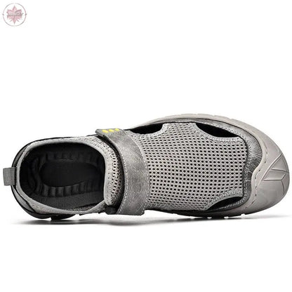 Mesh casual shoes, breathable leather shoes, perforated sandals  Lamiiche