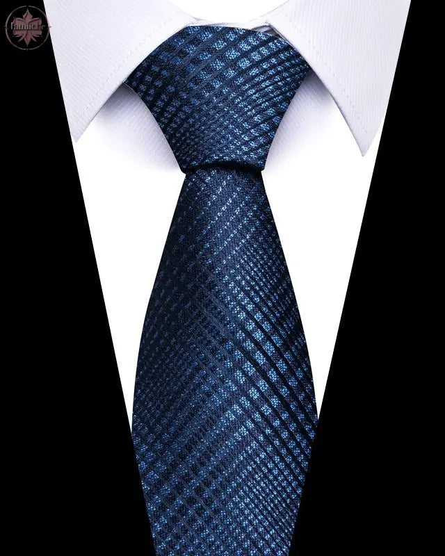 Men's 8cm Business Professional Striped Tie Wedding Suit Accessories Polyester Tie Men  Lamiiche